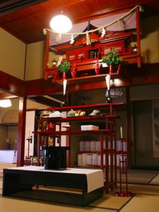 輪島大祭の日の神棚