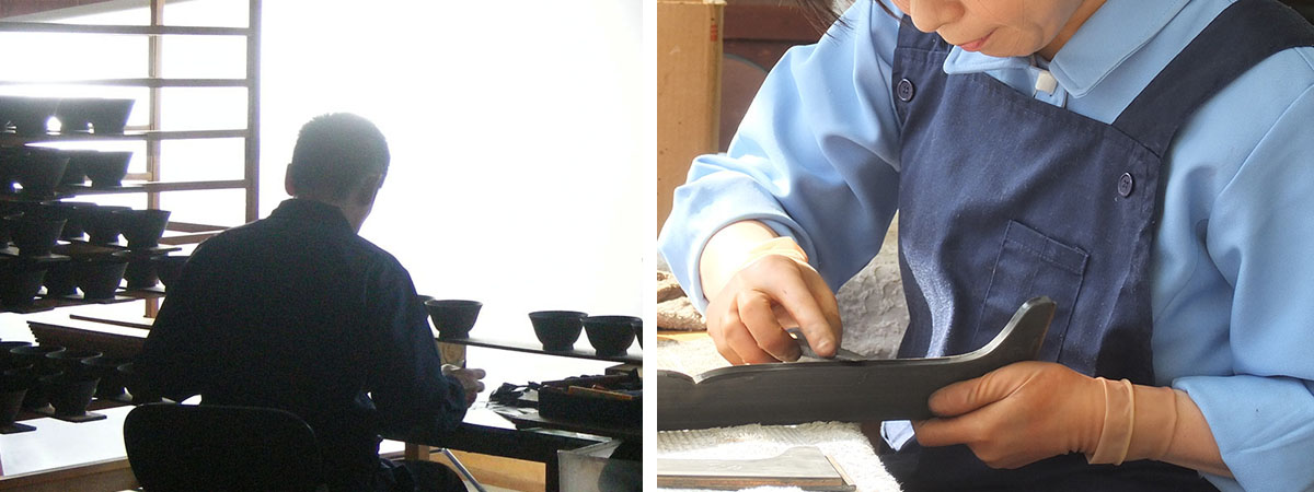 善仁のものづくり | 漆と輪島屋善仁 | 輪島塗の老舗 輪島屋善仁