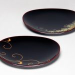 Small dish (Meimei-zara) Oval Arabesque, Shunjuu