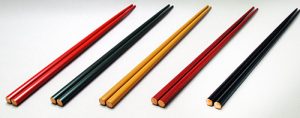 Chopsticks (gold end) 5 colors