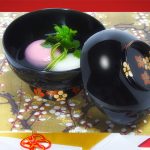 Nimono-wan (Bowl for boiled food) "Plum blossoms"