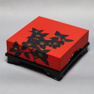 Decorative Box "Black Camellia"